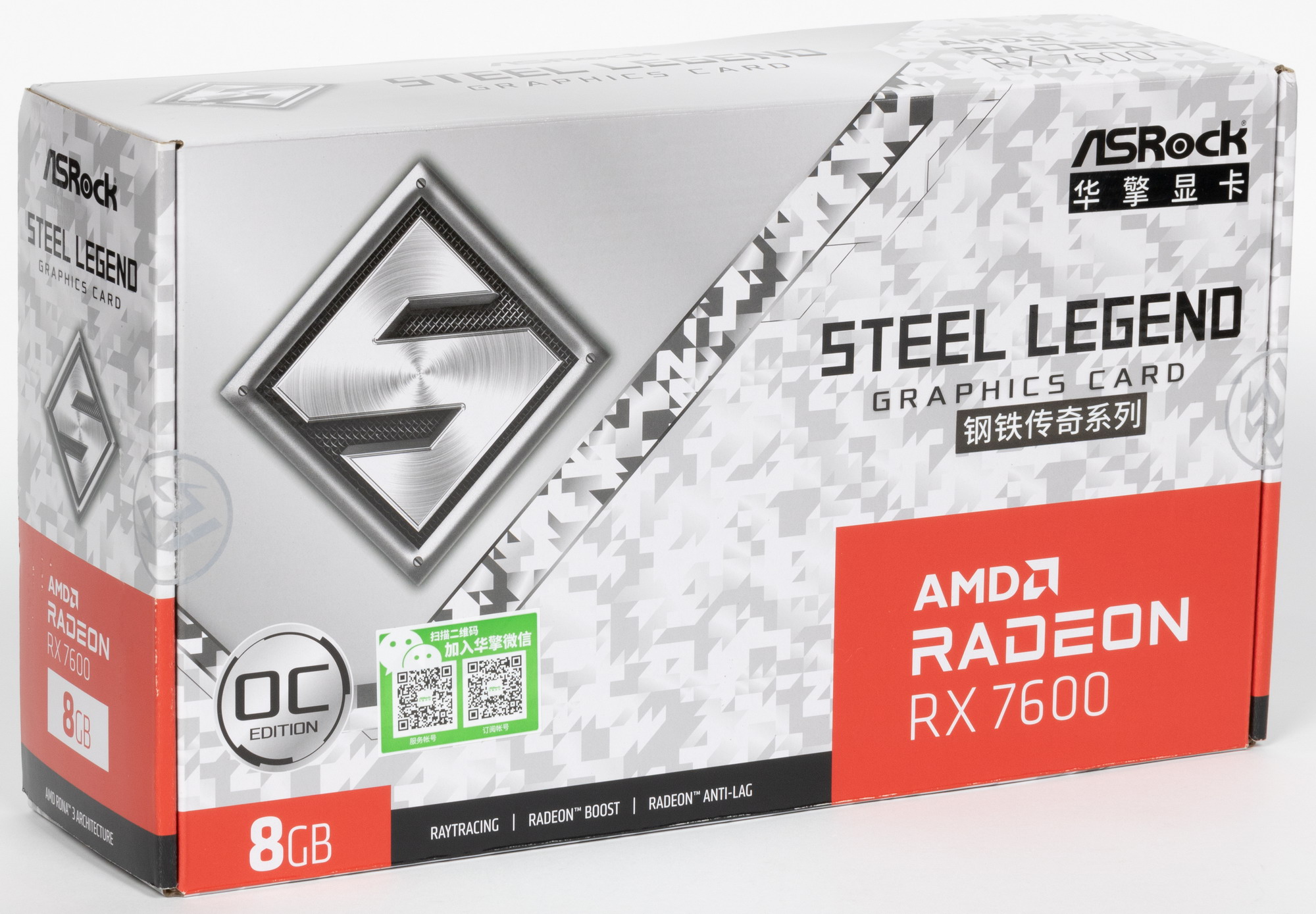 Asrock radeon rx 7600 steel legend oc