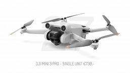 47 минут полета, максимальная скорость 57 км/ч и 48-мегапиксельная камера с крупным сенсором. DJI Mini 3 Pro представят 10 мая
