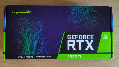Первая в мире распаковка GeForce RTX 3080 Ti запечатлена на фото. На снимках можно видеть адаптер Manli