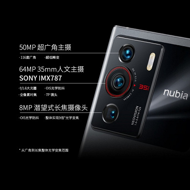 Первый в мире Android-флагман с 35-миллиметровым объективом, 64-мегапиксельным сенсором Sony IMX787 и магнитной беспроводной зарядкой. Представлен Nubia Z40 Pro