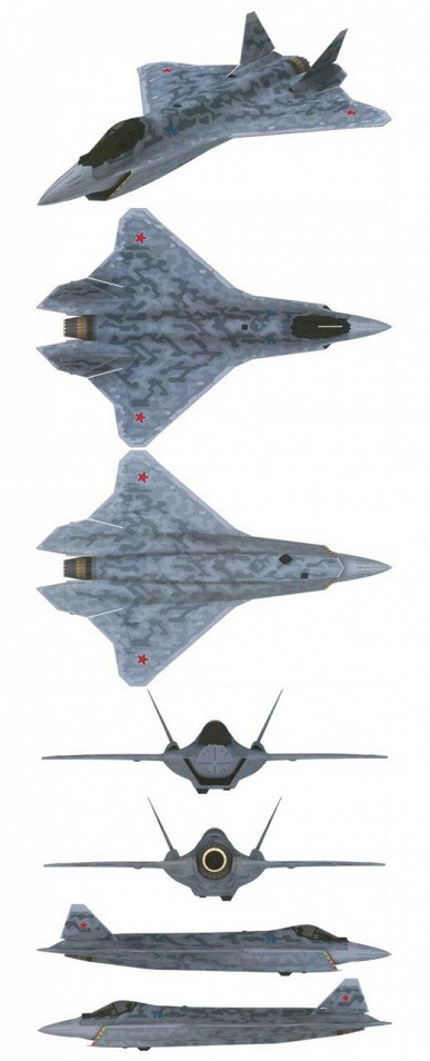 Таким будет модернизированный Су-75: патентные изображения обновлённого однодвигательного истребителя пятого поколения
