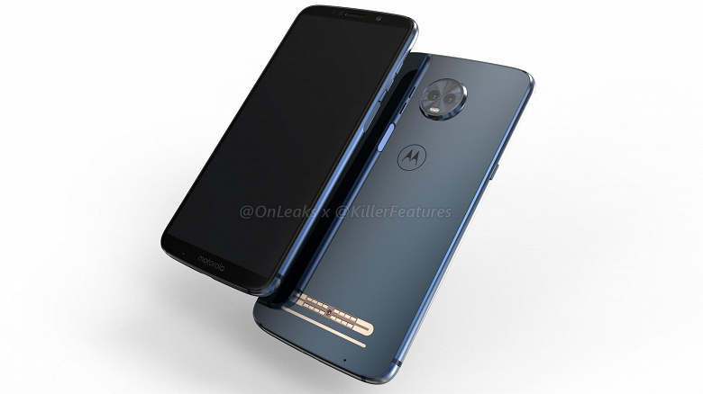 Смартфон Motorola Moto Z3 Play засветился на видео в виде компьютерной модели