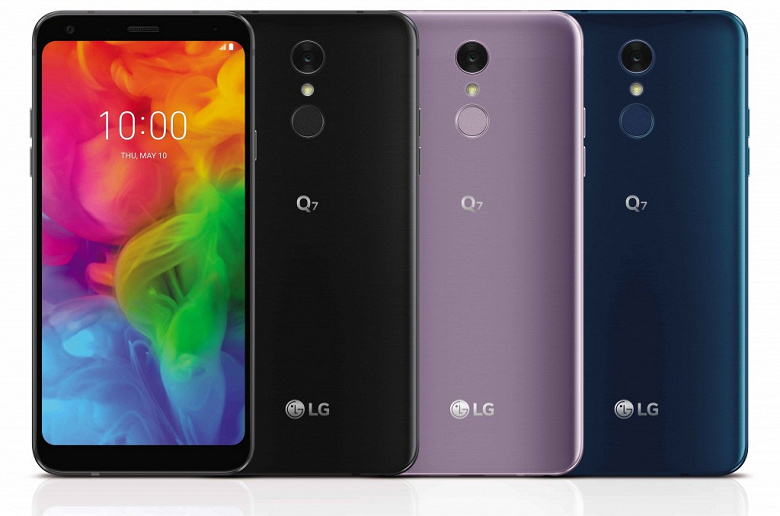 Недорогие смартфоны LG Q7 могут похвастаться защитой от воды и соответствием стандарту MIL-STD 810G