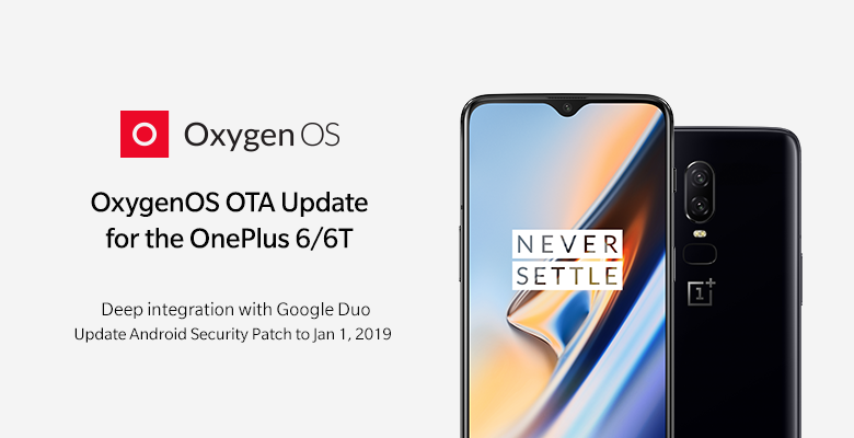 Новые прошивки OxygenOS доступны для смартфонов OnePlus 6T и OnePlus 6