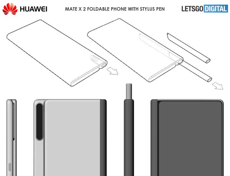 Складной конкурент Samsung Galaxy Note10+. Huawei оснастит новую версию смартфона Mate X стилусом