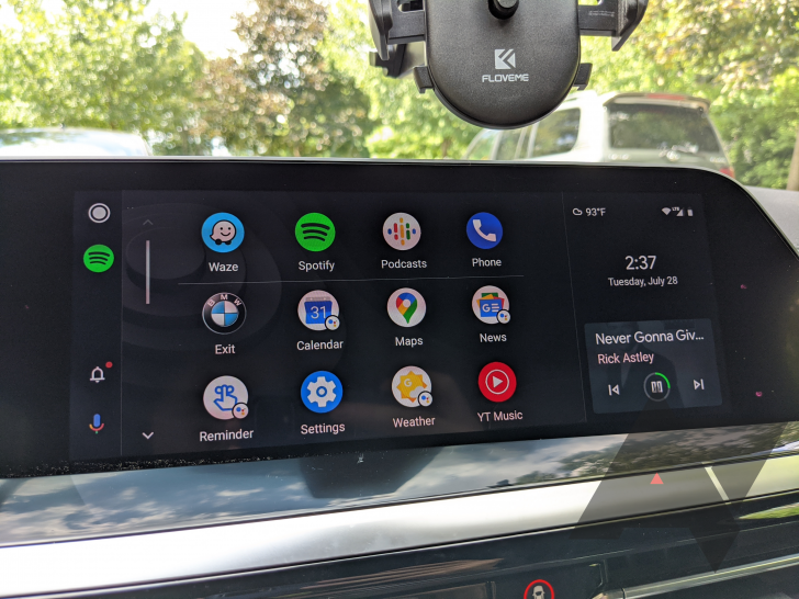 Долгожданная Android Auto пришла на автомобили BMW