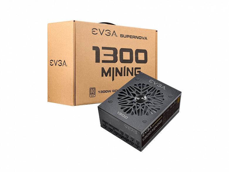 Блок питания EVGA SuperNova 1300 M1 адресован добытчикам криптовалют