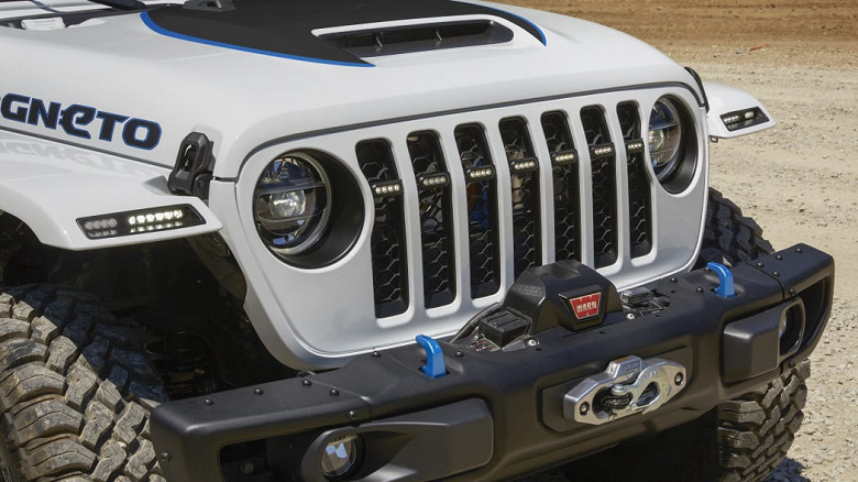 Jeep Wrangler Magneto — электрический внедорожник с механической коробкой передач и раздаткой