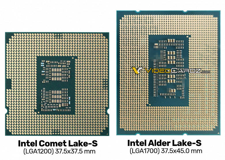 Все существующие системы охлаждения окажутся несовместимы с процессорами Intel Alder Lake-S в исполнении Socket V (LGA1700)