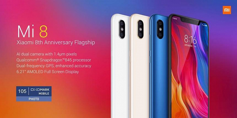 Xiaomi не забывает про старые флагманы. Xiaomi Mi 8 ещё получит MIUI 12.5, официально