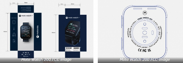 В сеть просочились изображения смарт-часов Moto Watch 200