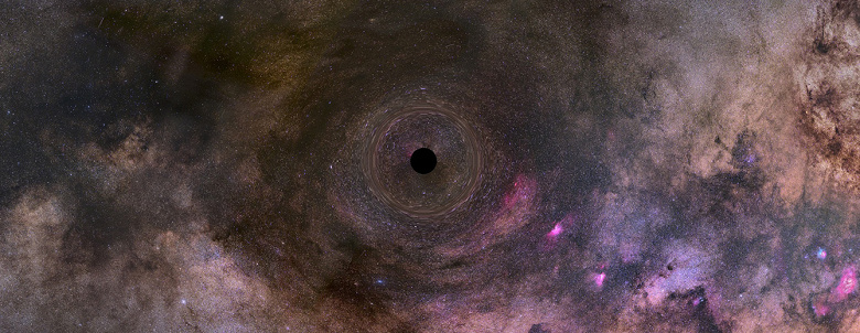 Космический телескоп NASA Hubble впервые обнаружил блуждающую черную дыру