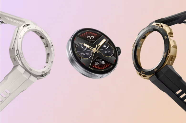 Нестандартныке умные часы со сменными корпусами. Представлена глобальная версия Huawei Watch GT Cyber