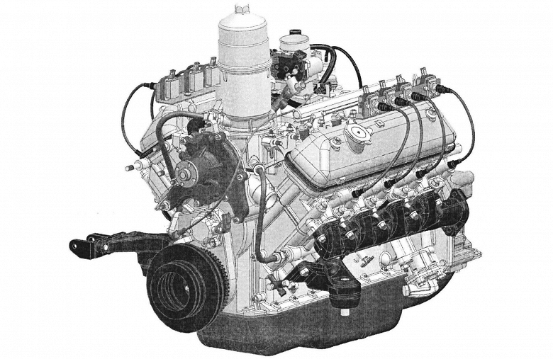 ЗМЗ вернул в свой каталог легендарный мотор V8