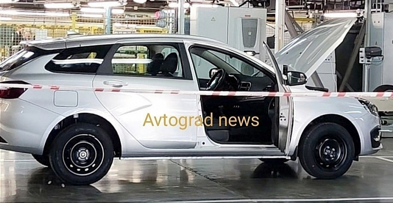 Появилось фото универсала Lada Vesta NG со сборочной площадки. АвтоВАЗ наращивает темпы производства