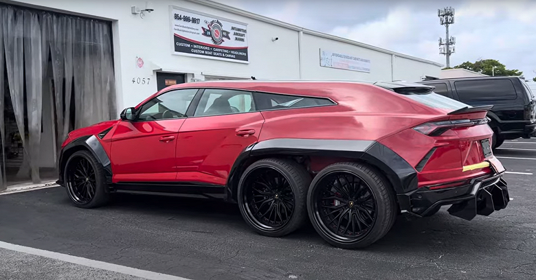 Единственный в мире Lamborghini Urus 6х6 собрали в США