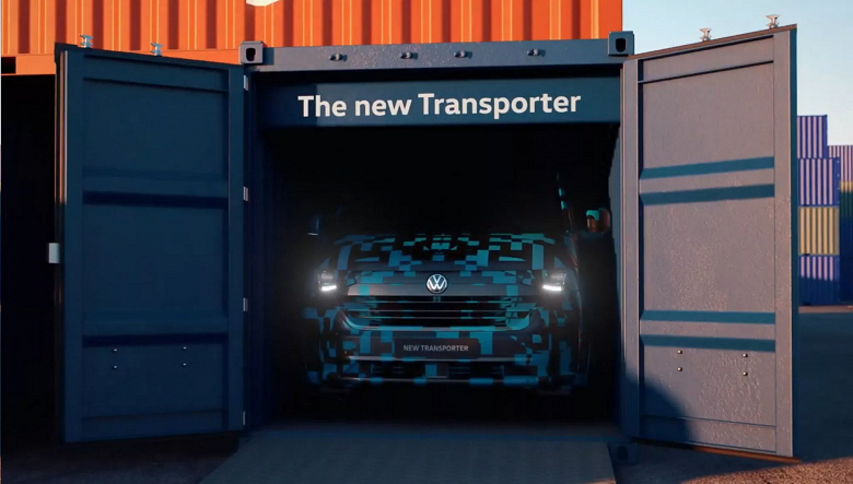 Volkswagen показала Transporter седьмого поколения. На выбор предложат дизель, гибрид и электромобиль