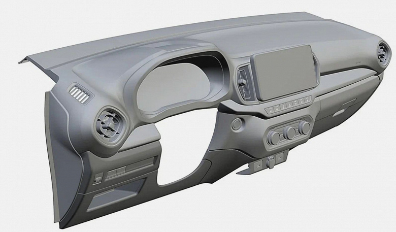 В Lada Granta 2024 может появиться передняя панель c элементами как у Volvo. И вот, как она выглядит