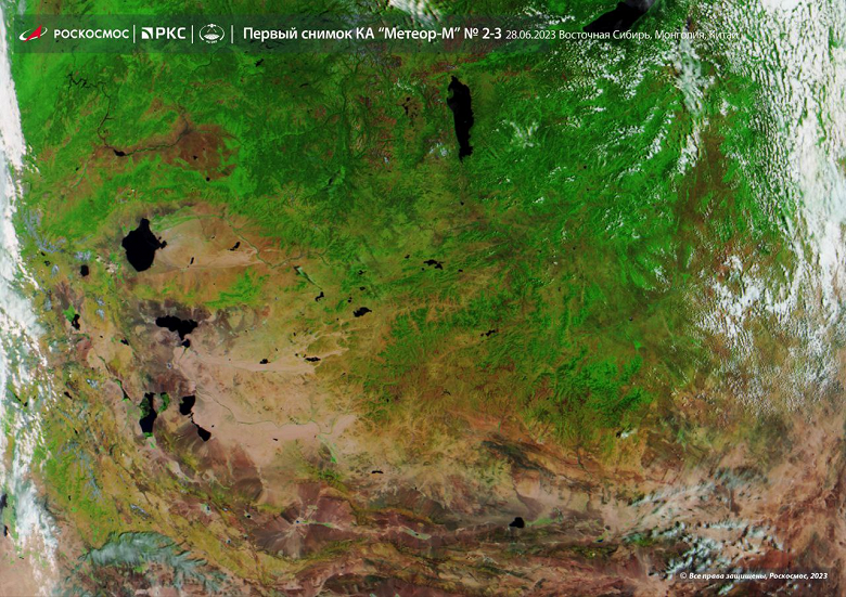 Получены первые снимки с гидрометеорологического спутника «Метеор-М» № 2-3