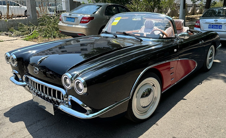 330-сильный родстер на базе классического Chevrolet Corvette 1958. В Китае замечен новый автомобиль BYD