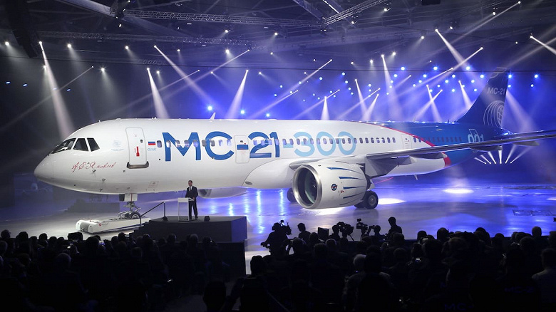 На проект российского самолёта МС-21 выделили 280 млрд рублей из Фонда национального благосостояния