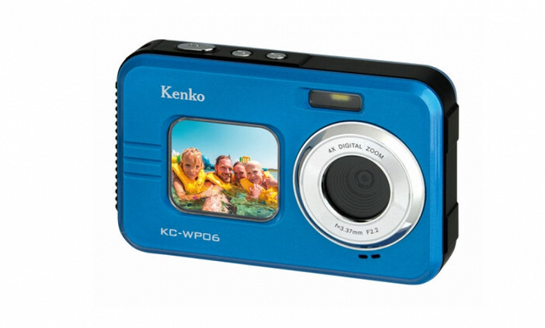 Водонепроницаемый корпус, два экрана, видео 2K, режим веб-камеры — за 125 долларов. Представлена цифровая фотокамера Kenko Tokina KC-WP06