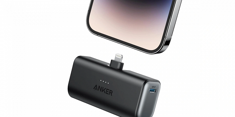 Представлен крошечный нестандартный аккумулятор Anker для iPhone. Его ёмкость составляет 5000 мА•ч