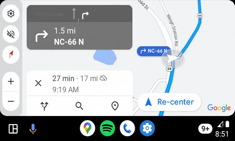 Поможет водителям в дороге: в Android Auto обновился дизайн Google Maps с боковой панелью