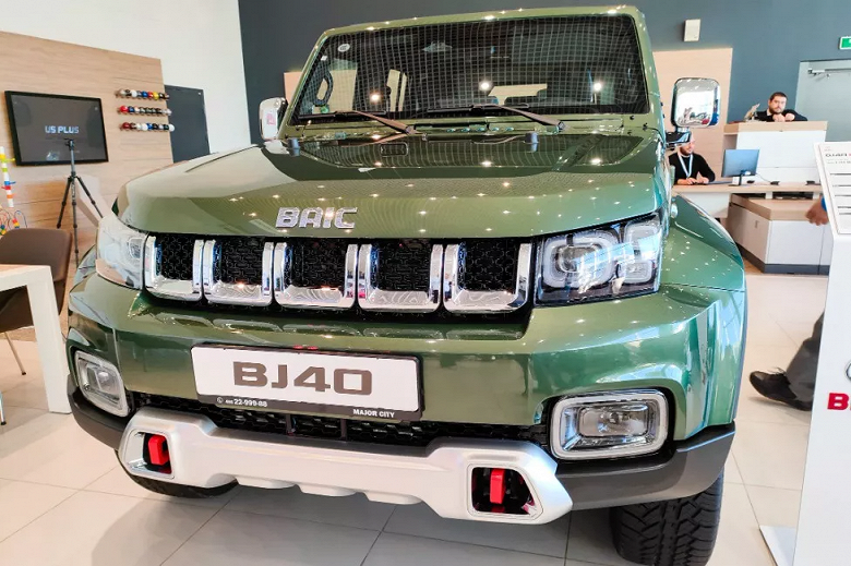 Рамные внедорожники BAIC BJ40 появятся в российских салонах через несколько дней