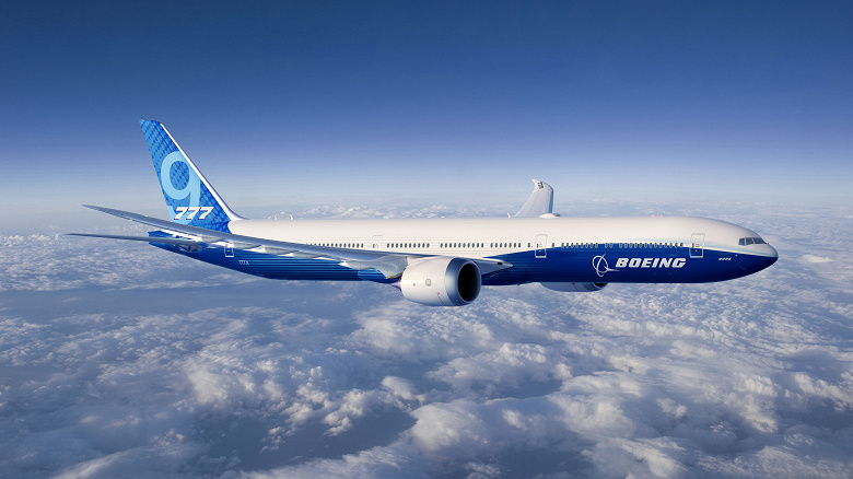 Boeing «растянул» пассажирскую версию самолёта Boeing 777-8. Авиалайнер теперь вмещает 395 человек и способен пролететь 16,19 тыс. км