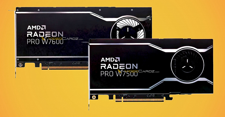 AMD больше не будет использовать 64-битную шину в игровых видеокартах? Параметры адаптеров Radeon Pro W7600 и W7500 позволяют надеяться на это