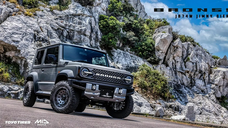 Всего за 1 тыс. долларов Suzuki Jimny превратили в Ford Bronco