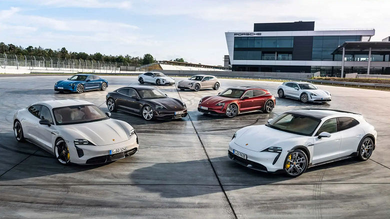Продажи Porsche Taycan взлетели до рекордных значений