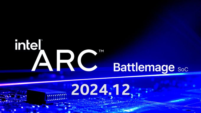 Новые видеокарты Intel Arc планируют представить в декабре, чтобы опередить анонс GeForce RTX 50