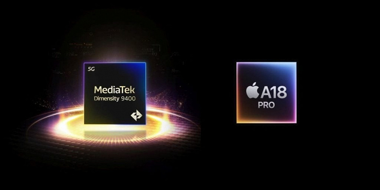 MediaTek Dimensity 9400 существенно превосходит Apple A18 Pro в производительности и энергоэффективности графического процессора