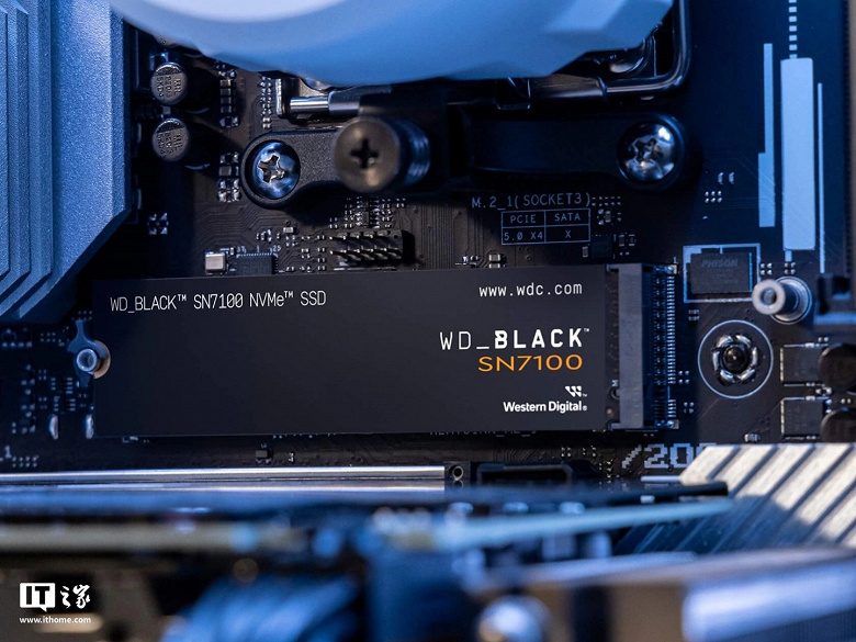 Представлен SSD WD_BLACK SN7100: абсолютно чёрный, невероятно быстрый и на 100% более энергоэффективный по сравнению с предшественником