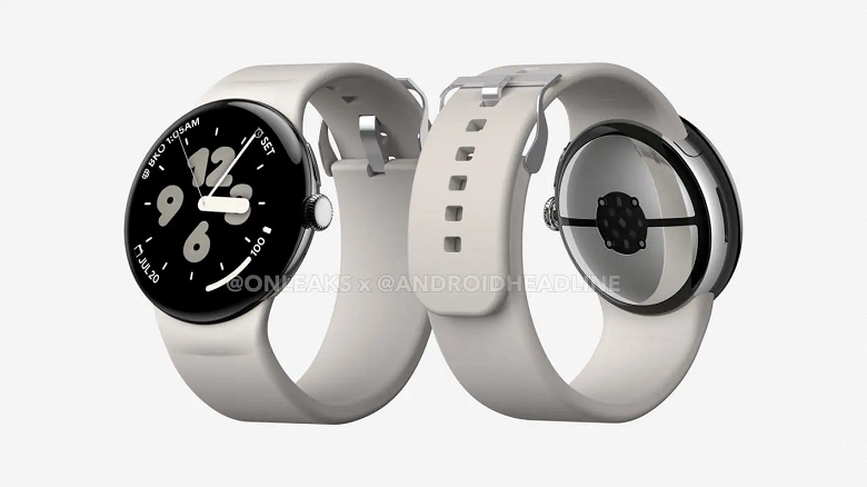 Качественные рендеры и видео от инсайдера: более крупные и толстые часы Google Pixel Watch 3 XL показали со всех сторон