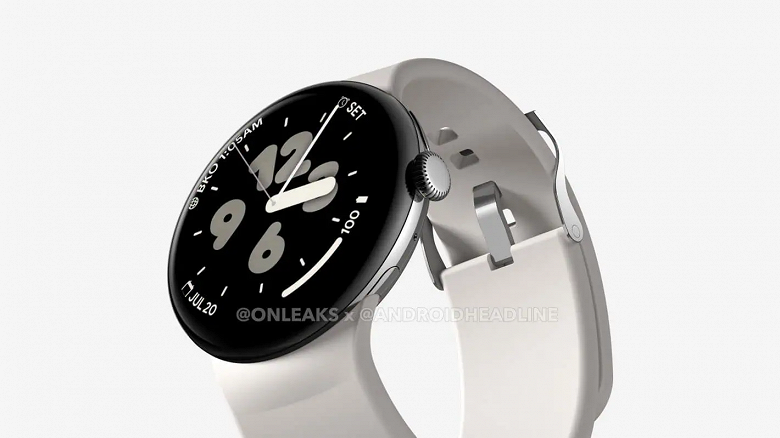 Качественные рендеры и видео от инсайдера: более крупные и толстые часы Google Pixel Watch 3 XL показали со всех сторон