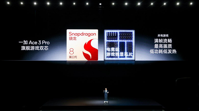 6100 мА·ч, 100 Вт, IP65, 24 ГБ ОЗУ, Snapdragon 8 Gen 3. Представлен флагманский OnePlus Ace 3 Pro, цена — от 440 долларов