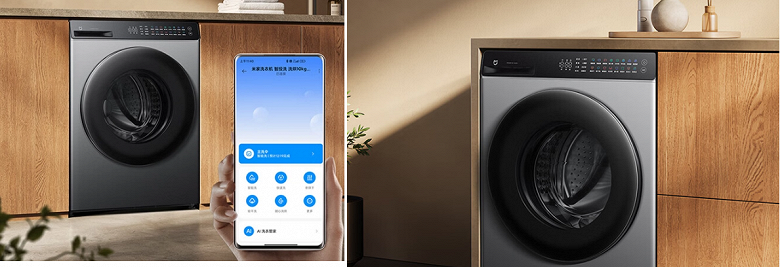 Представлена новейшая стиральная и сушильная машина Xiaomi Mijia Essence Wash на 10 кг