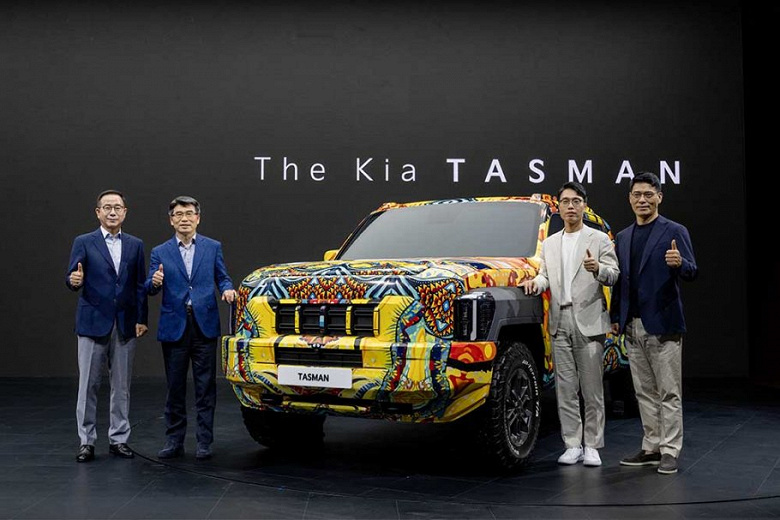 Kia впервые показала рамный внедорожник Tasman на публике
