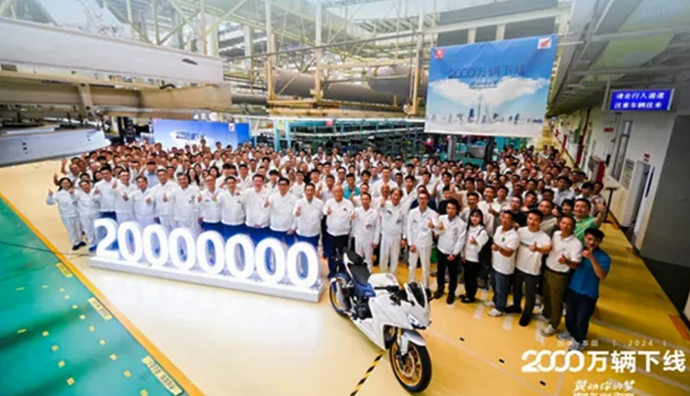 Wuyang-Honda выпустила 20 000 000 мотоциклов