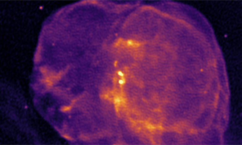 Астрономы разглядели уникальный S-образный джет, исходящий от нейтронной звезды в двойной системе Circinus X-1