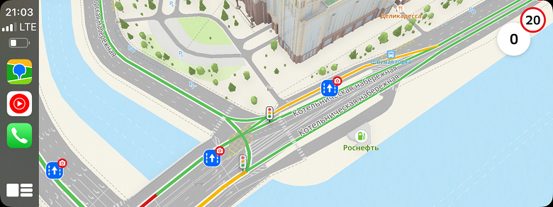 В 2ГИС появились реалистичные сверхдетальные дороги для авто с Apple CarPlay и Android Auto