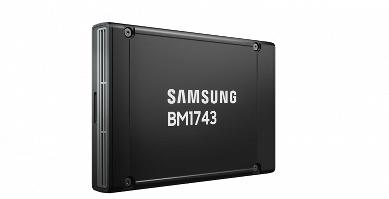 Samsung выпустила SSD с почти 123 ТБ объёма: представлен BM1743 Enterprise QLC