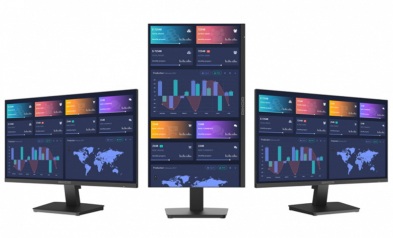 В России начались поставки монитора Rikor с наибольшим уровнем локализации