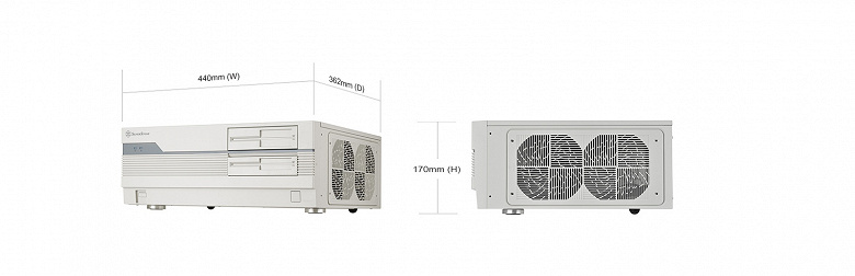 Корпус словно из 90-х. Silverstone FLP01 даже по цвету похож на старые компьютерные корпуса