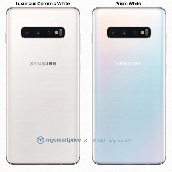 Первый взгляд на самый дорогой Samsung Galaxy S10+ в белом керамическом корпусе