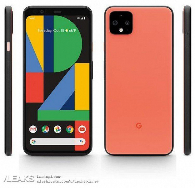 Флагманский смартфон Google в новом цвете на первом официальном рендере