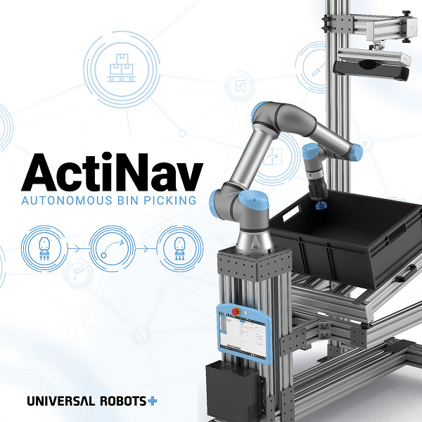 Набор ActiNav наделяет роботов Universal Robots функцией захвата хаотично лежащих элементов